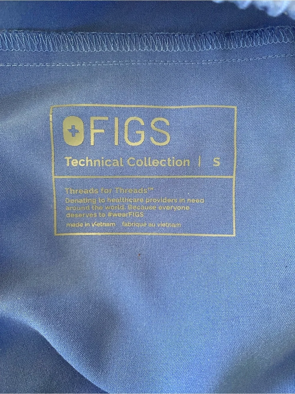 FIGS Men's Tansen Jogger Scrub Pants Limited Edition Denim Blue (PO #660), Small